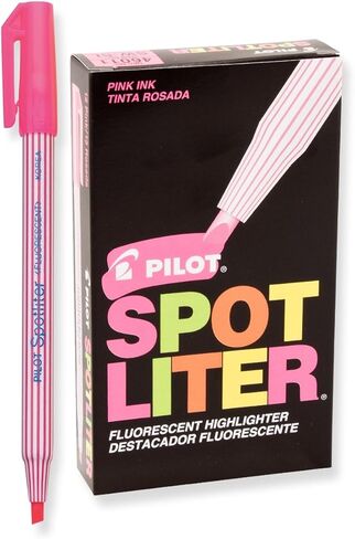 Pilot Spotliter Fluorescent Highlighters, Chisel Tip, Purple, 12-Pack (49011) in Kuwait