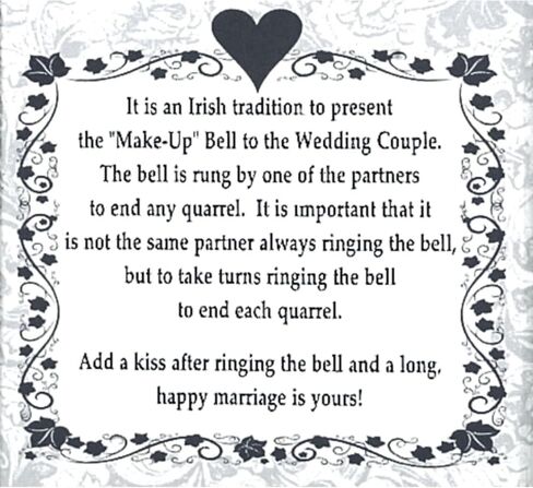 Ganz Irish Tradition Make-Up Bell in Saudi Arabia