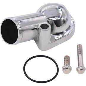 ApplianPar 15° Swivel Water Neck Thermostat Housing for Chevy 265 283 305 327 350 383 396 400 402 409 427 454 472 502 SBC BBC Small Big Block Engines Polished Aluminum