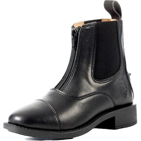 Equinavia Tilda Kids Zip-Up Starter Paddock Boots | Equestrian Horse Riding Shoes for Girls, Boys