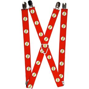 Buckle-Down Men's Suspender-The Flash, 3.5" x 2.5"