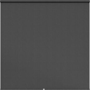 ZOKSUN Outdoor Roller Shade 8'Wx8'H Black Cordless 450GSM Patio Roller Blinds Shades Roll Up, Exterior Roller Shade to Block Sun, Waterproof Outdoor Blinds Roll Up for Gazebo Porch, Deck, Pergola