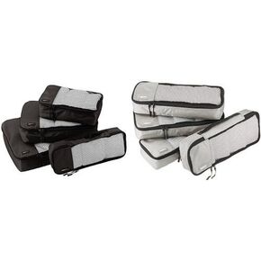 Amazon Basics 8-Piece Packing Cube Set - 1 Large, 1 Medium, 1 Small, and 5 Slim