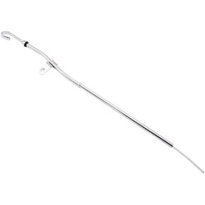 1 PC SHLPDFM Chrome Steel Silver 20 1/2 "محرك زيت Dipstick & Tube متوافق مع Ford 351C محركات كليفلاند