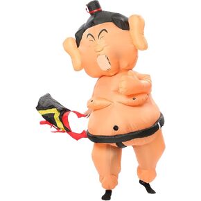 Sumo Wrestler Fat Suit, Full Body Inflatable Costume for Party, Adult Size