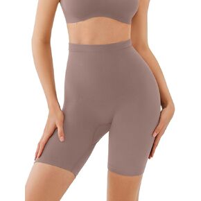 Reoria Women Shapear Contum Control Shorts Seamiflic Body Shaper Bansies High Cherensed Compression Intelder