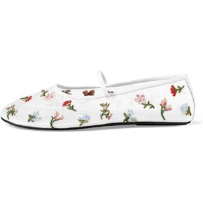 Dsevht Mesh Ballet Flats Shoes for Women Slip On Ballerina Shoes Round Toe Comfortable Casual Work Dress Flats Shoes