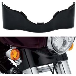 Harley Black Outer Fairing Batwing Outer Fairing Skirt Motorcycle Fairing Lower Trim Skirt for Touring Electra Glide Ultra Limited FLHX FHLT FLH 2014-2023 (Black)