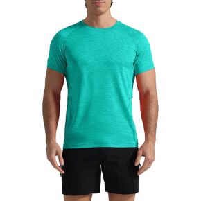 Pioneer Camp Mens Moisture Wicking Running Workout Shirt Performance Athletic T-Shirts UPF 50+ Short Sleeve Active Gym Tops