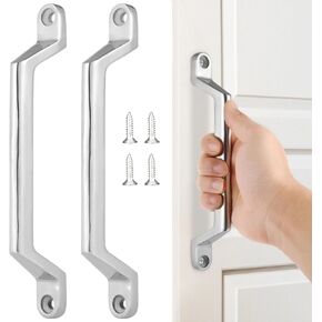 Homaisson 2 PCS RV Grab Handles, Stainless Steel RV Grab Bars, Versatile Handles with Screws for Campers Trucks Trailers Boats Cars