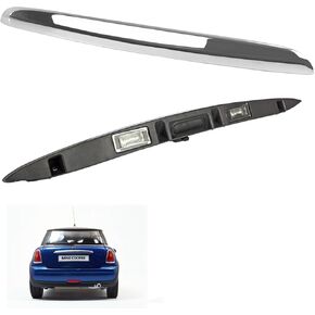 Rear Trunk Hatch Handle with Lamp,Tailgate Trim Lid Trunk Liftgate Pull Handle Compatible with 2005-2015 Mini Cooper Roadster Convertible Coupe S JCW R56 R57 R58 R59 R60 R61 51132753603 (BLACK)