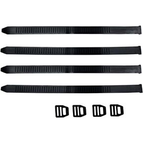 Universal 4PCS Straps for Towing Mirrors, Clip-on Towing Mirrors 360° Rotation Adjustable Rectangle Shape Extension Mirrors for RV Trailer Truck SUV (4 PCS)