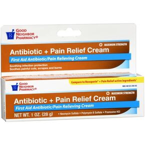 GNP Antibiotic + Pain Relief Cream, 1 Oz