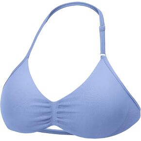 YEOREO SoftHue Impact Strappy Halter Bra for Sports Women Workout Padded Gym Yoga Bra in Kuwait