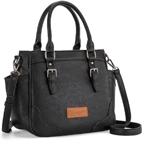 Montana West Wrangler Tote Bags for Women Medium Crossbody Purses Designer Top Handle Handbags