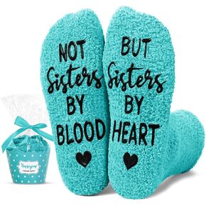 HAPPYPOP Bestie Socks for Women - Friendship Gifts, Bestfriend, BFF, Sister-In-Law Ideas