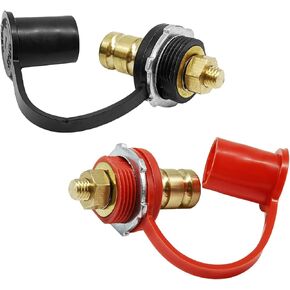 2pcs مشحون البطارية ، محطات البطارية عن بُعد 3/8 "