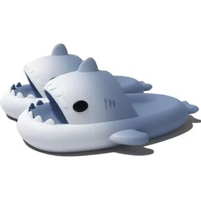Men's and Women's Shark Slides Gradient Color Sandals, Spring and Summer Indoor and Outdoor Non-slip Slippers, Thickened Sole, Suitable For Home, Beach, Pool