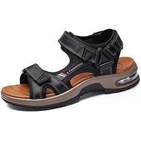 Mens Athletic Sandals Open Toe Hiking Outdoor Non-slip Sandals Air Cushion Sport Casual Beach Sandals