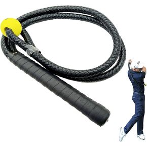 MELE LINKS Golf Swing Training Aid- Rope Trainer Equipment Improve Swing Speed Lagging Rhythm, Golf Warm-Up Exercise for Strength and Training Arm for Golf Beginner
