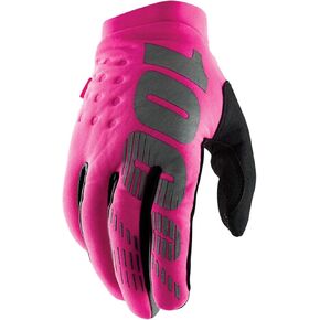 100% BRISKER Women's Cold Weather Motocross & Mountain Bike Gloves - Warm Winter MTB & MX Powersport Racing Protective Gear