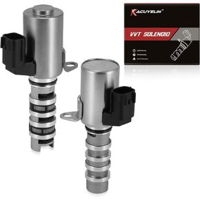 916923 917294 Engine Variable Valve Timing VVT Solenoid Intake and Exhaust Oil Control Valve Solenoid Compatible with Infinite EX35 FX35 FX37 G25 G35 M35 Q60 QX50 Nissan 350Z GTR 2007-2018 2PCS