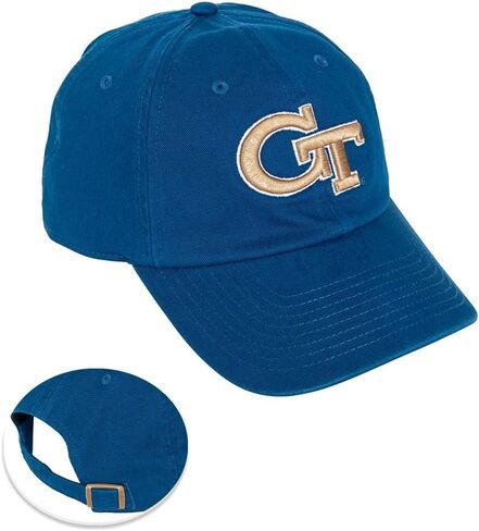 Desert Cactus Georgia Tech University Baseball Hat Yellow Jackets GT Institute of Technology Brimmed Embroirderd Hats Cap Adjustable Cloth Strap Adult (Style C1) in Saudi Arabia