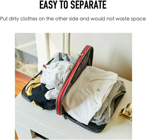 BeeNesting Waterproof Compression Packing Cubes 5/6/8 sets, Large Travel Packing organizers for Carry on Luggage, 2 Sides Expandable Storage Bags in Kuwait