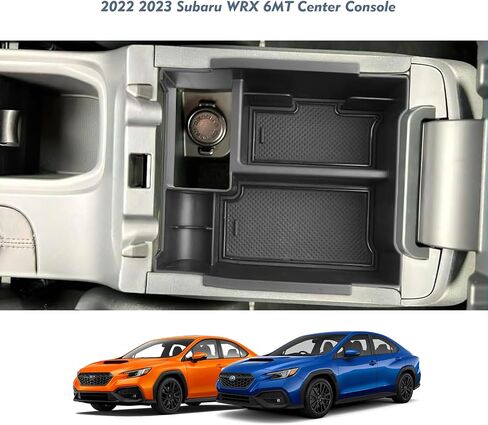 2024 WRX Manual Center Console Organizer Tray Compatible for 2022 2023 2024 Subaru WRX 6speed Manual Center Console Armrest Storage Box for Subaru WRX Accessories 2022 2023 2024 in Saudi Arabia