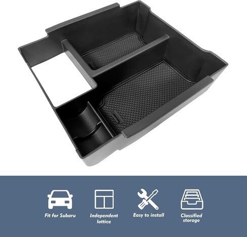 2024 WRX Manual Center Console Organizer Tray Compatible for 2022 2023 2024 Subaru WRX 6speed Manual Center Console Armrest Storage Box for Subaru WRX Accessories 2022 2023 2024 in Saudi Arabia