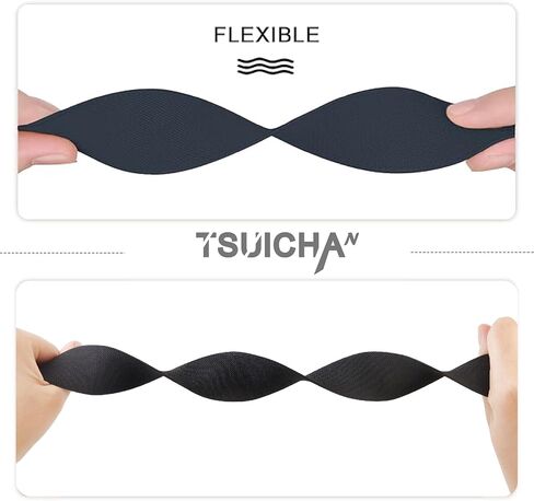 Suspenders for Men - Men's 1 1/4 inch,Black Leather 6 Buttons and Solid Straight Clip Adjustable Y Back Suspenders in Saudi Arabia