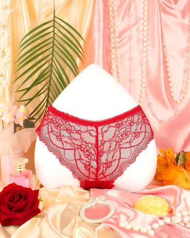 ملابس داخلية نسائية من Hibluco، سراويل داخلية مثيرة، بيكيني من الدانتيل، سراويل داخلية قصيرة قابلة للتمدد in Kuwait