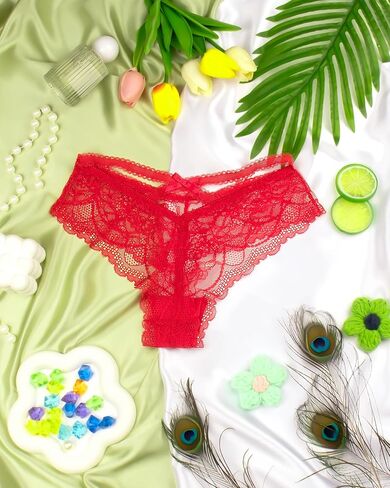 ملابس داخلية نسائية من Hibluco، سراويل داخلية مثيرة، بيكيني من الدانتيل، سراويل داخلية قصيرة قابلة للتمدد in Kuwait
