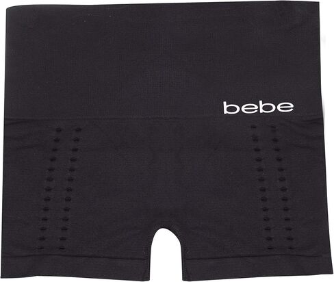 bebe Women’s Seamless Shapewear Boyshorts - Multi-Pack Tag-Free Tummy Control Underwear with Breathable Open Knit Design in Saudi Arabia