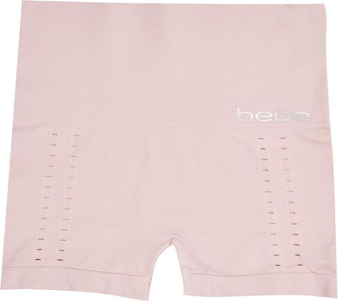 bebe Women’s Seamless Shapewear Boyshorts - Multi-Pack Tag-Free Tummy Control Underwear with Breathable Open Knit Design in Saudi Arabia