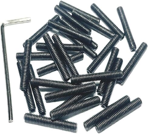 50pcs Set Screws M4 x 3mm 304 Stainless Steel Allen Head Hex Hexagon Socket Set Screws with M2 Allen Wrench,4X3mm Set Grub Screws Hex Allen Head Socket Set Screws in Saudi Arabia