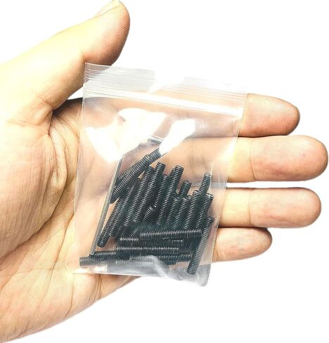 50pcs Set Screws M4 x 3mm 304 Stainless Steel Allen Head Hex Hexagon Socket Set Screws with M2 Allen Wrench,4X3mm Set Grub Screws Hex Allen Head Socket Set Screws in Saudi Arabia