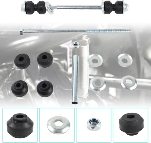 K700432 2 Pcs Front Stabilizer Sway Bar End Links Compatible With 2007-2016 Chevrolet Silverado Suburban 1500 Avalanche Tahoe GMC Sierra 1500 Yukon Cadillac Escalade Replaces 25918049 in Saudi Arabia