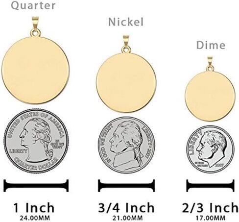 PicturesOnGold.com ميدالية دينية للقديسة جان دارك - مقاس 2/3 بوصة من الدايم، فضة إسترلينية in Saudi Arabia