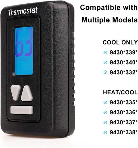 RV Thermostat Heat/Cool Wall-Mount Micro Air Thermostat RV Digital Thermostat 94303382 12v in Saudi Arabia