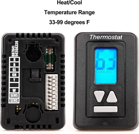 RV Thermostat Heat/Cool Wall-Mount Micro Air Thermostat RV Digital Thermostat 94303382 12v in Saudi Arabia