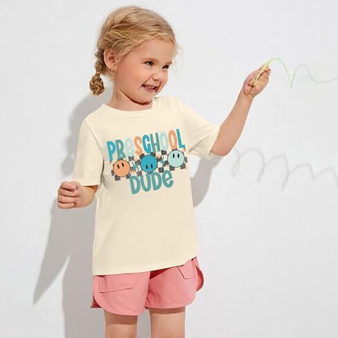 Rollin Into Kindergarten Shirt Boys Girls First Day of Kindergarten T Shirts Little Kids Tee Top in Saudi Arabia