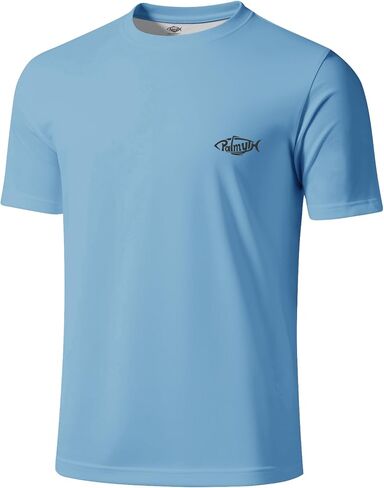 Palmyth Mens Fishing Shirts UPF 50+ Sun Protection Short Sleeve UV T-Shirts Breathable Quick-Dry in Kuwait