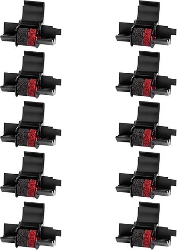 5 Pack IR40T IR-40T Compatible with Calculator Ink Roller Ribbon Replacement for CP-13 MP-12D Sharp EL-1750V P23-dhv CP13 EL-1801V HR-100TM HR-170RC Printer, Black and Red in Kuwait