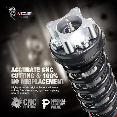 MZS Leveling Kit 2 inch Front Lift Strut Spacers Compatible with 2007-2024 Tundra (Not For TRD Pro) | 2008-2022 Sequoia 2X2 4X4 Aluminum in Saudi Arabia