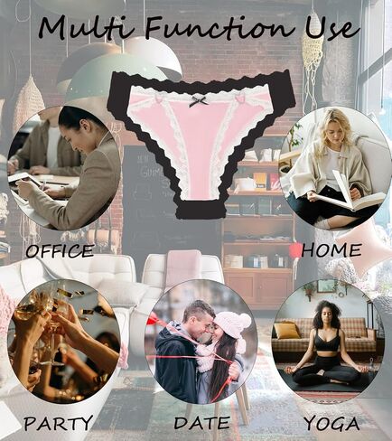 Seamless Underwear for Women Sexy Bikini Panties Lace Ladies Hipster Panties in Kuwait