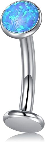 VCMART Floating Titanium Belly Button Ring G23 Titanium Internally Threaded Belly Button Piercing 14G Hypoallergenic Belly Rings for Women 10mm 12mm 14mm Long Belly Piercing Jewelry in Saudi Arabia