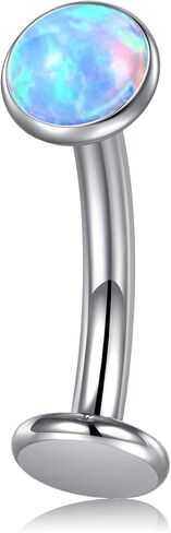 VCMART Floating Titanium Belly Button Ring G23 Titanium Internally Threaded Belly Button Piercing 14G Hypoallergenic Belly Rings for Women 10mm 12mm 14mm Long Belly Piercing Jewelry in Saudi Arabia