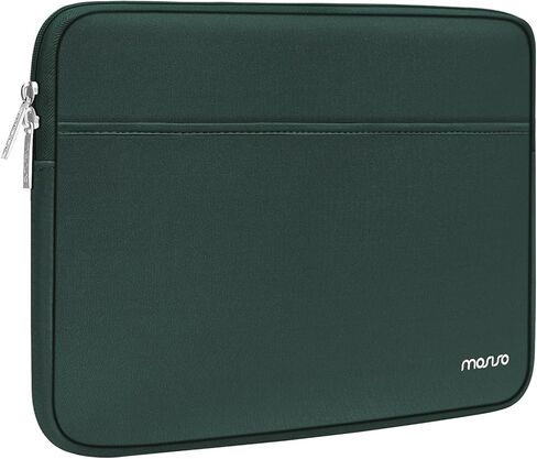 MOSISO Laptop Sleeve 13-14 inch Compatible with MacBook Air 13 inch M3 M2 M1, Compatible with MacBook Pro 13/14, 13.3 inch Neoprene Carrying Laptop Case Bag with Horizontal Pocket for Men Women, Black in Saudi Arabia