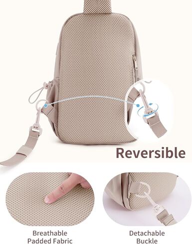 Wandering Nature Sling Bag for Women Lightweight Quilted Crossbody Bag Fits for 11" iPad with Breathable Back Panel Anti Theft Pocket Padded Strap USB Charge Port, Ideal for Travel, Daily Use in Saudi Arabia